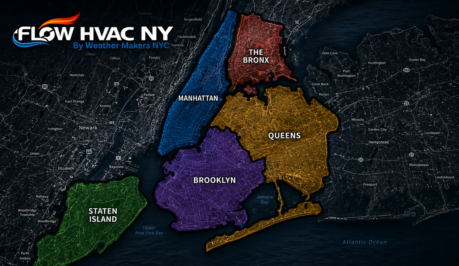 PTAC Repair Service Areas